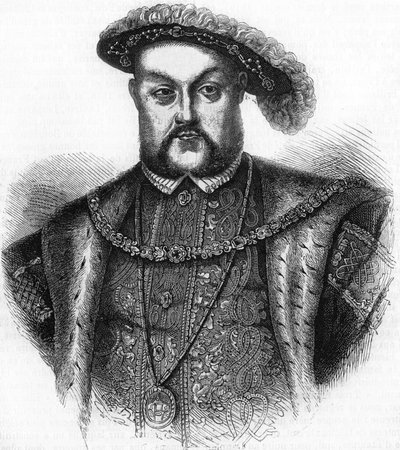 Porträt von Heinrich VIII., König von England und Irland (1491-1547) von Unknown artist