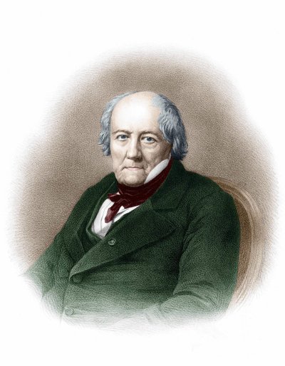 Porträt von Jean Baptiste Biot (1744 - 1862), französischer Chemiker von Unknown artist