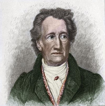 Porträt von Johann Wolfgang Goethe (1749 - 1832), deutscher Schriftsteller von Unknown artist