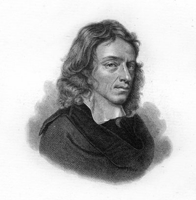 Porträt von John Milton, englischer Dichter und Essayist (1608 - 1674) von Unknown artist
