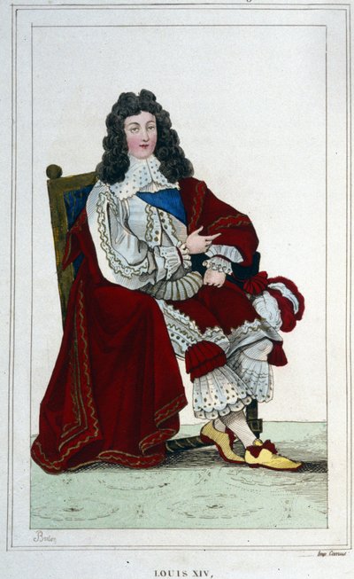 Porträt von Ludwig XIV. (1638 - 1715), König von Frankreich. von Unknown artist