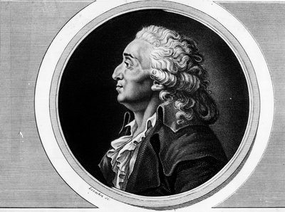 Porträt von Marie Jean Antoine Nicolas de Caritat, Marquis de Condorcet (1743-1793), Abgeordneter der Nationalversammlung und Philosoph. Gravur in „Komplette Sammlung historischer Gemälde der Französischen Revolution, in drei Bänden.“ 1804. von Unknown artist