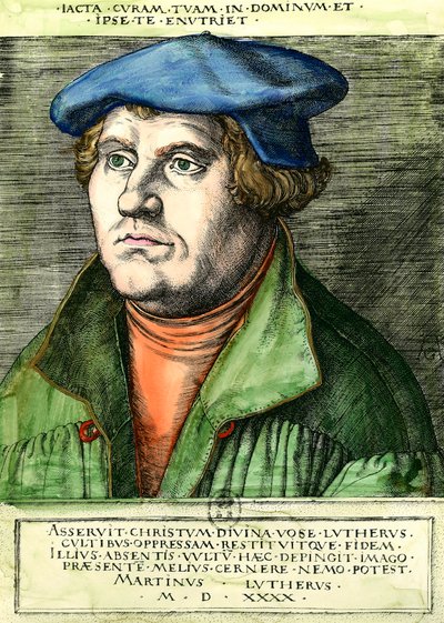 Porträt von Martin Luther (16. Jahrhundert) von Unknown artist