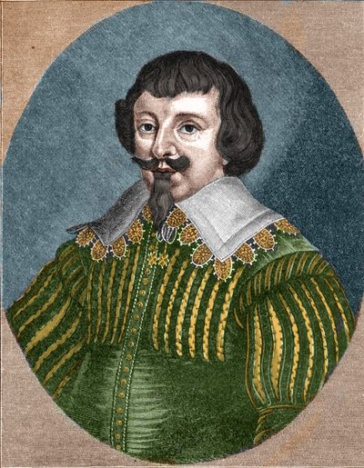Porträt von Martin Opitz, Vater der deutschen Dichtung. von Unknown artist