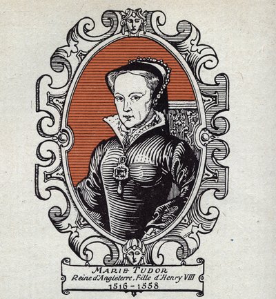 Porträt von Mary Tudor (1516-1558), Königin von England von Unknown Artist