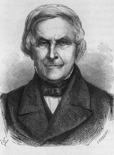 Porträt von Michelet, französischer Historiker und Schriftsteller (1798 - 1874) von Unknown artist