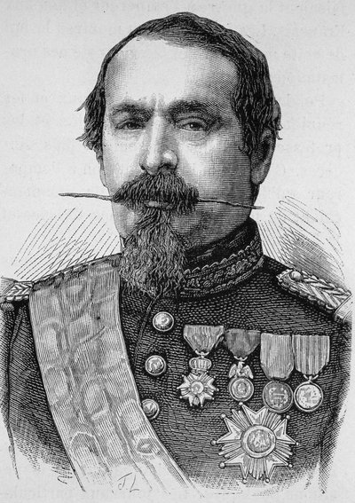 Porträt von Napoleon III. (1808 - 1873). Gravur des späten 19. Jahrhunderts in „Histoire de France“ von H. Martin. von Unknown artist
