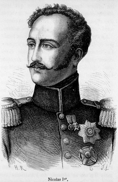 Porträt von Nikolaus I., Kaiser von Russland (1796 - 1855) von Unknown artist