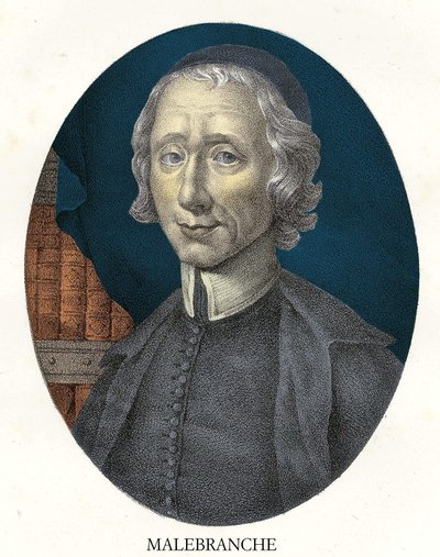 Porträt von Nicolas Malebranche (1638 - 1715), französischer Philosoph und Theologe von Unknown artist