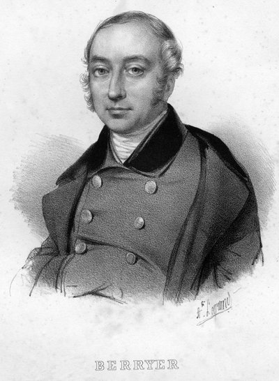 Porträt von Pierre Antoine Berryer (1790-1868), französischer Anwalt und Politiker von Unknown artist