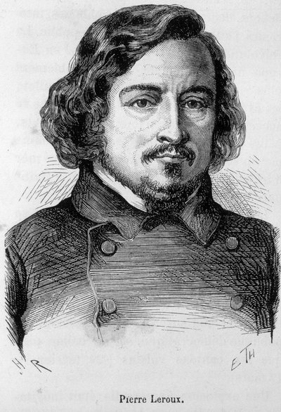 Porträt von Pierre Leroux, französischer Philosoph, Publizist und Politiker (1797 - 1871) von Unknown artist