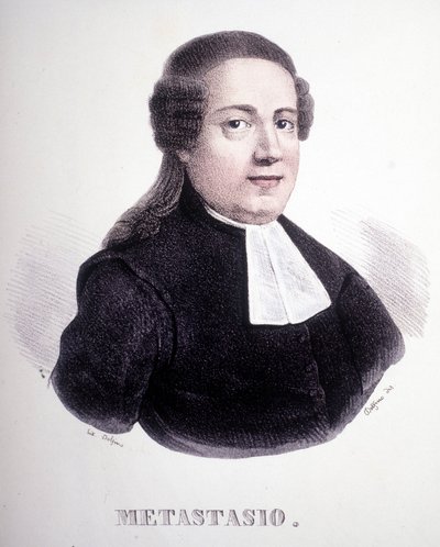 Porträt von Pierre Metastase. von Unknown artist
