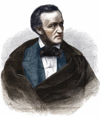 Porträt von Richard Wagner (1813 - 1883) von Unknown artist