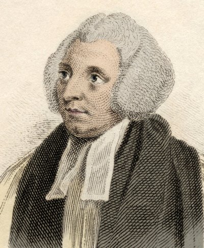 Porträt von Robert Lowth (1710-1787), englischer Bischof, Linguist und Professor für Poesie an der Universität Oxford. Gravur des 19. Jahrhunderts von Unknown artist