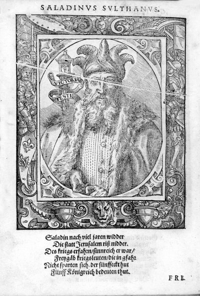 Porträt von Saladin (1138-1193) (Salah al Din Yusuf al-Ayyubi) von Unknown artist