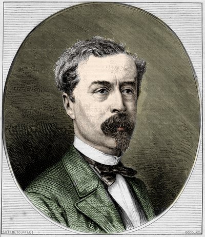 Porträt von Sir Richard Wallace (1818-1890), englischer Philanthrop und Kunstsammler. Gravur von 1872 von Unknown artist
