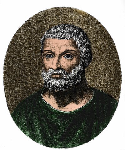 Porträt von Thales von Milet von Unknown artist