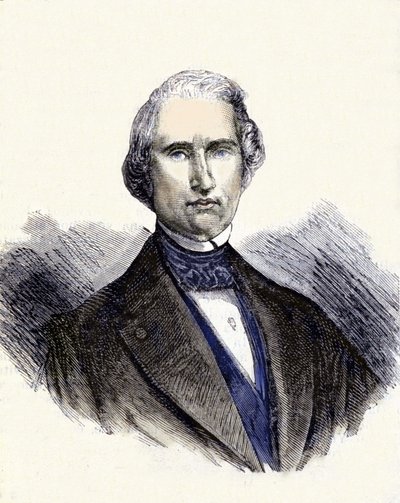 Porträt von Urbain Jean Joseph Le Verrier oder (Leverrier), französischer Mathematiker und Astronom (1811-1877). Er ist der erste Beobachter des Planeten Neptun. von Unknown artist