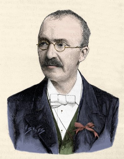 Porträt des deutschen Archäologen Heinrich Schliemann von Unknown artist
