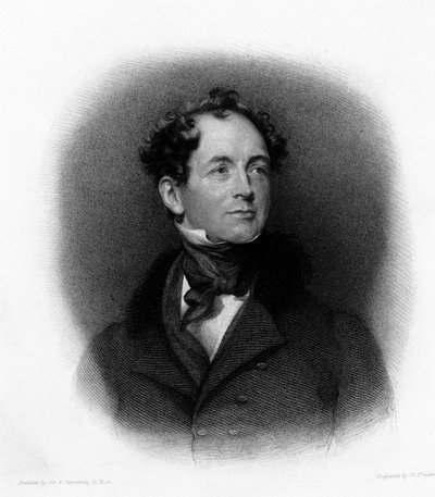 Porträt des irischen Dichters Thomas Moore (1779-1852) von Unknown artist