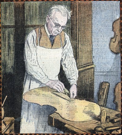 Porträt des Geigenbauers Paul Kaul (1875-1951) von Unknown Artist