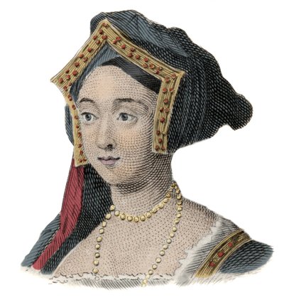 Porträt der Königin von England Jane (Jeanne) Seymour (1509-1537), Ehefrau von Heinrich VIII. von Unknown artist