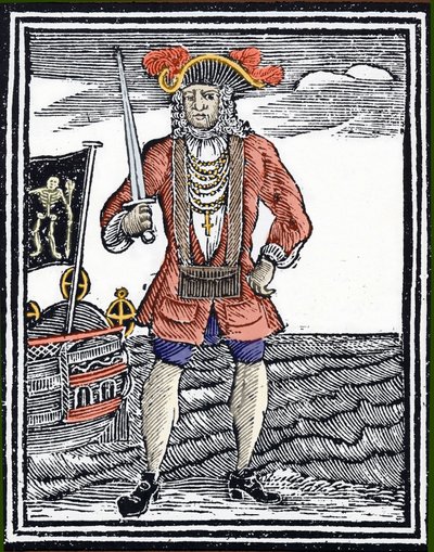 Porträt des Piraten Bartholomew 
