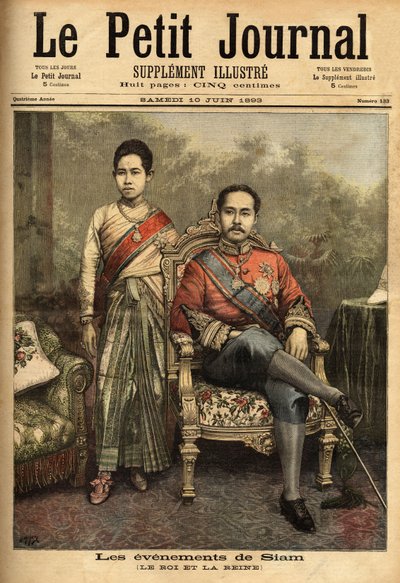 Porträts des Königs von Siam, Rama V oder Chulalongkorn von Unknown artist