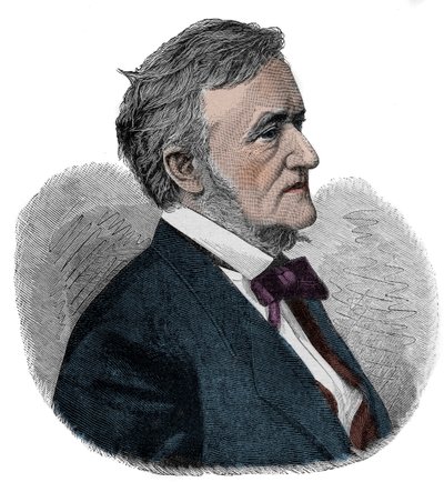 RICHARD WAGNER (1813-1883) deutscher Komponist - Gravur von Unknown artist