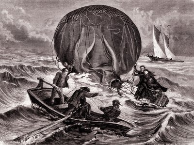 Rettung des Habs-Balls, veranstaltet von Herrn und Frau Durouf. Schiffbruch an der Küste Englands am 1. September von Unknown artist