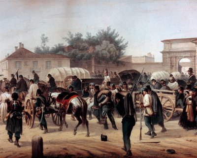 Risorgimento: Die fünf Tage von Mailand (18.-22. März 1848) von Unknown artist