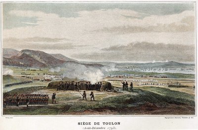 Belagerung von Toulon August-Dezember 1793 - in „Die Seeschlachten Napoleons“ von Unknown artist