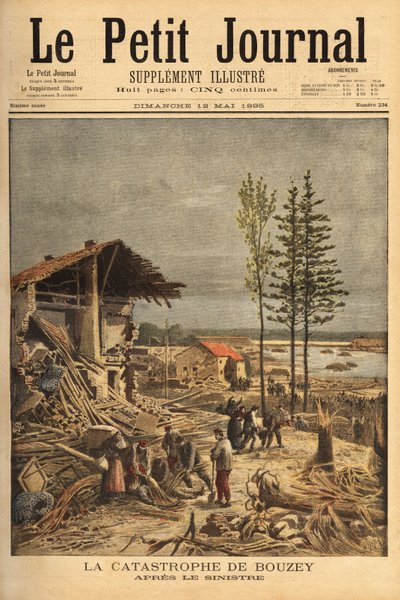 Die Bouzey-Katastrophe von Unknown artist