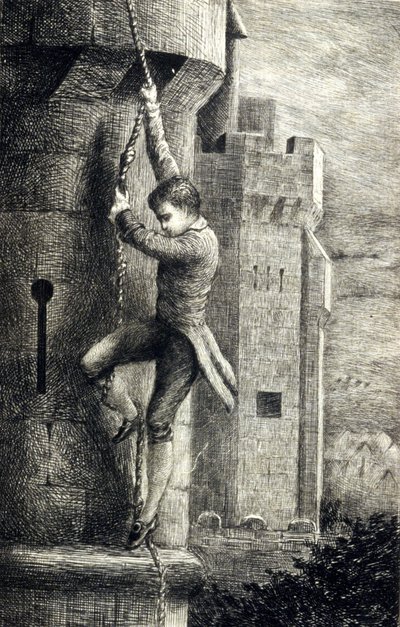 Die Kartause von Parma von Stendhal. Gravur aus dem 19. Jahrhundert von Unknown artist