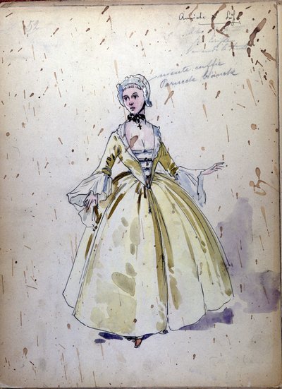 Pique Dame: Oper komponiert 1890 von Pjotr Iljitsch Tschaikowski von Unknown artist
