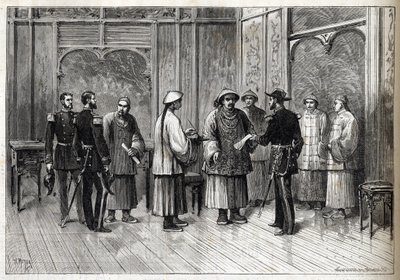 Das Tientsin-Abkommen oder Li-Fournier-Konvention - Tientsin-Abkommen - Li-Fournier-Konvention - 11. Mai von Unknown artist