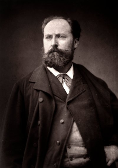 Der Künstler Henri-Paul Motto fotografiert anlässlich des Pariser Salons 1881 von Unknown