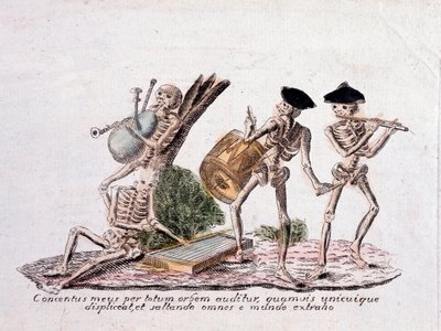Der Totentanz (Druck) von Unknown artist
