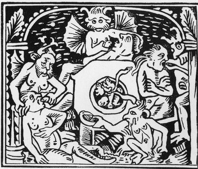Die Teufelsquäler zwingen Kröten und Schlangen den Vielfraßen auf - 