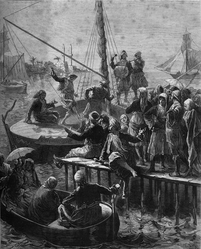 Das Fest der Venus in Larnaka auf der Insel Zypern im Jahr 1878. von Unknown artist