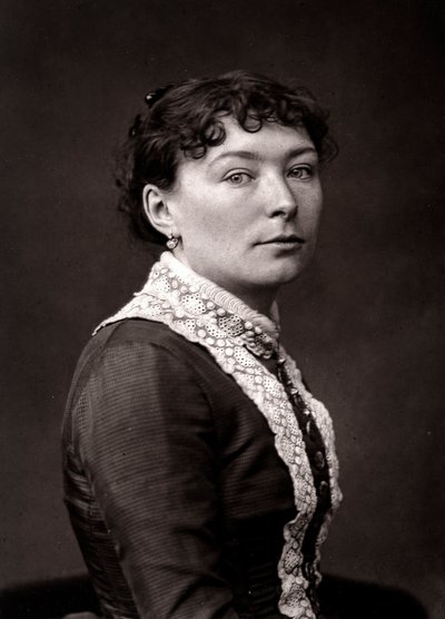 Die Künstlerin Virginie-Elodie Demont-Breton porträtiert anlässlich des Salons von Paris 1883 von Unknown