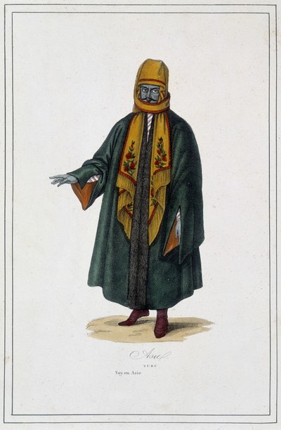 Türke - in „Les peuples de la terre“ von Abbé Paul Jonhanneaud, Librairie des Bons livres von Unknown artist