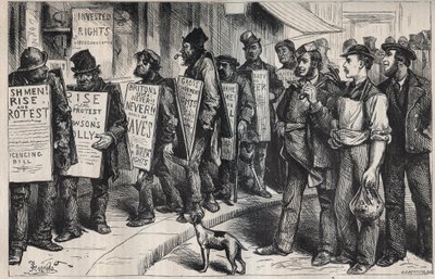 USA: Protest im Namen der Liga gegen Alkoholmissbrauch (1875) von Unknown artist