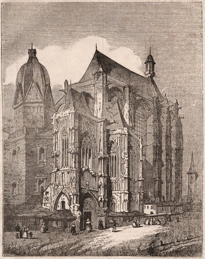 Ansicht des Aachener Doms, Nordrhein-Westfalen, Deutschland von Unknown