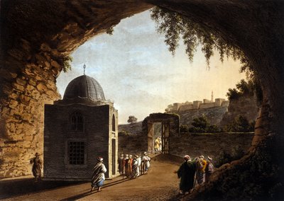 Ansicht des Grabes des Propheten Jeremia in Jerusalem von Unknown artist