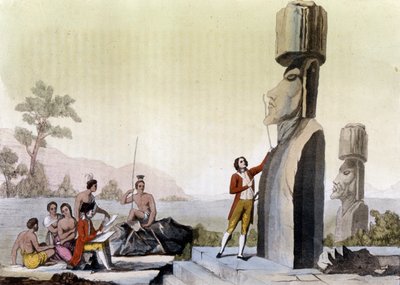 Westler (einschließlich Jean-Francois Galaup, Graf von La Perouse (Jean Francois Laperouse) von Unknown artist