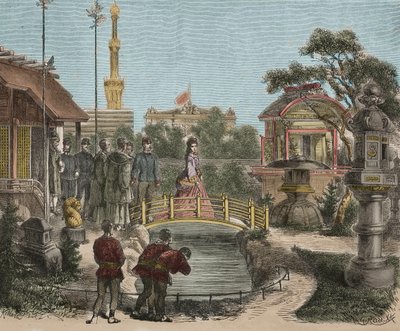 Weltausstellung 1873 Wien in Österreich - Wiener Weltausstellung - Franz Joseph I. von Österreich von Unknown artist