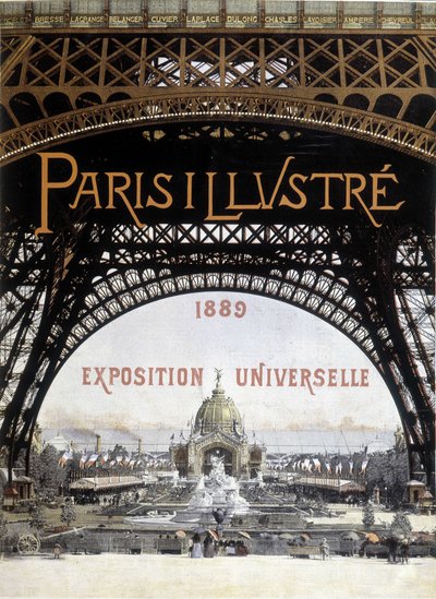 Weltausstellung in Paris 1889 in „Paris illustriert“. von Unknown artist