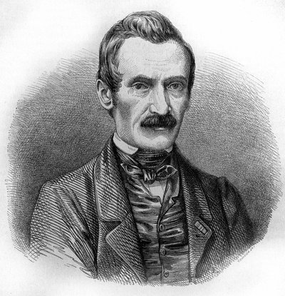 Porträt von Alexandre Calame. Schweizer Maler und Graveur (Vevey) von Unknown artist