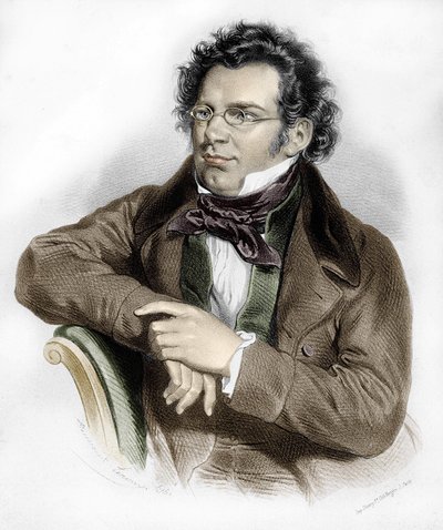 Porträt von Franz Schubert (1797-1828), österreichischer Komponist von Unknown artist